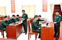 Ghi nhận tại Hội thi cán bộ giảng dạy chính trị Bộ CHQS tỉnh Bắc Ninh